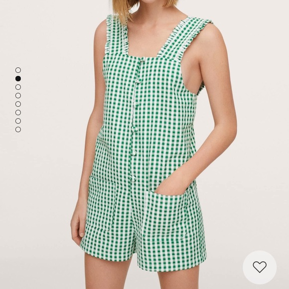 Gingham Mango Romper - Picture 6 of 6